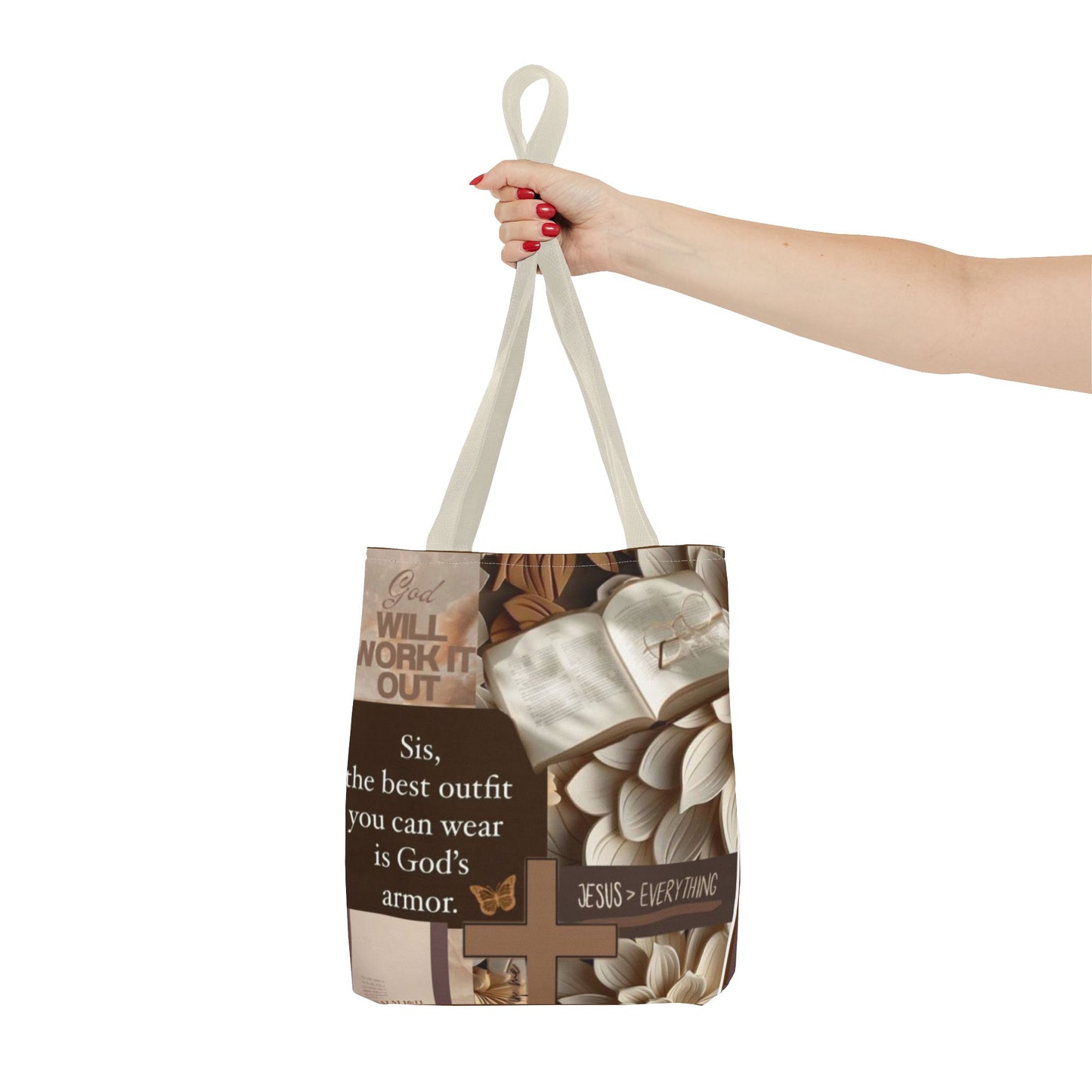 Inspirational Faith Tote Bag - Jesus is Everything Design