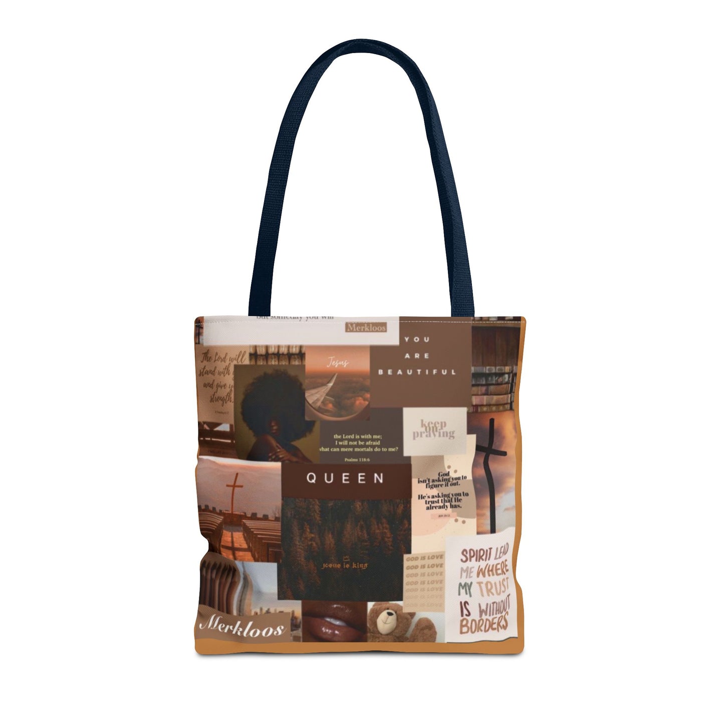 Jesus is king tote trust, beauty, identity