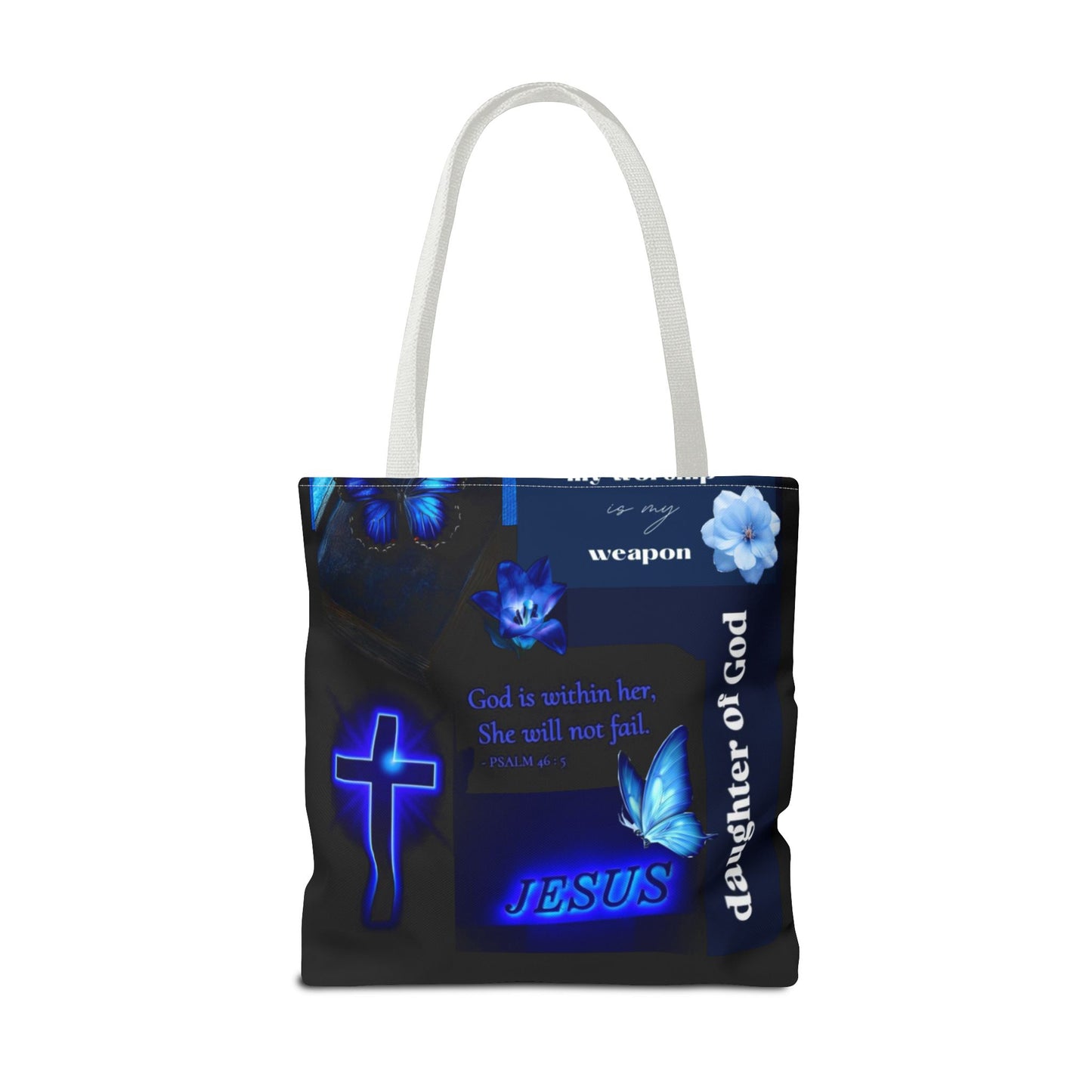 Inspirational Tote Bag for Christian Women - 'Daughter of God' Design