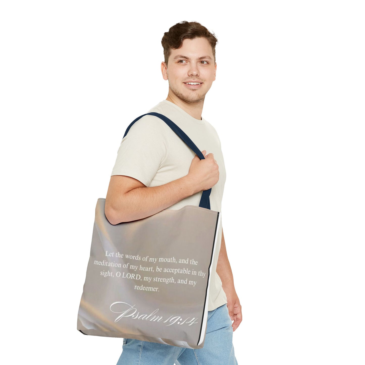 Meditation of my heart scripture Tote Bag psalm 19:14