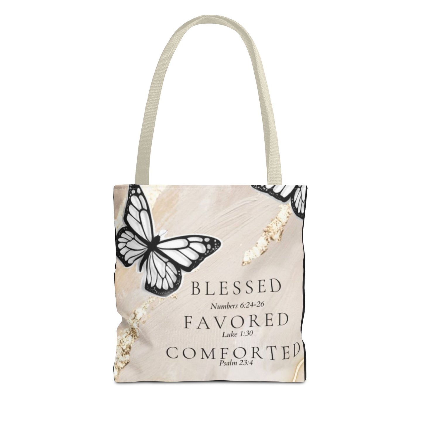 Blessed and  favored Tote Bag