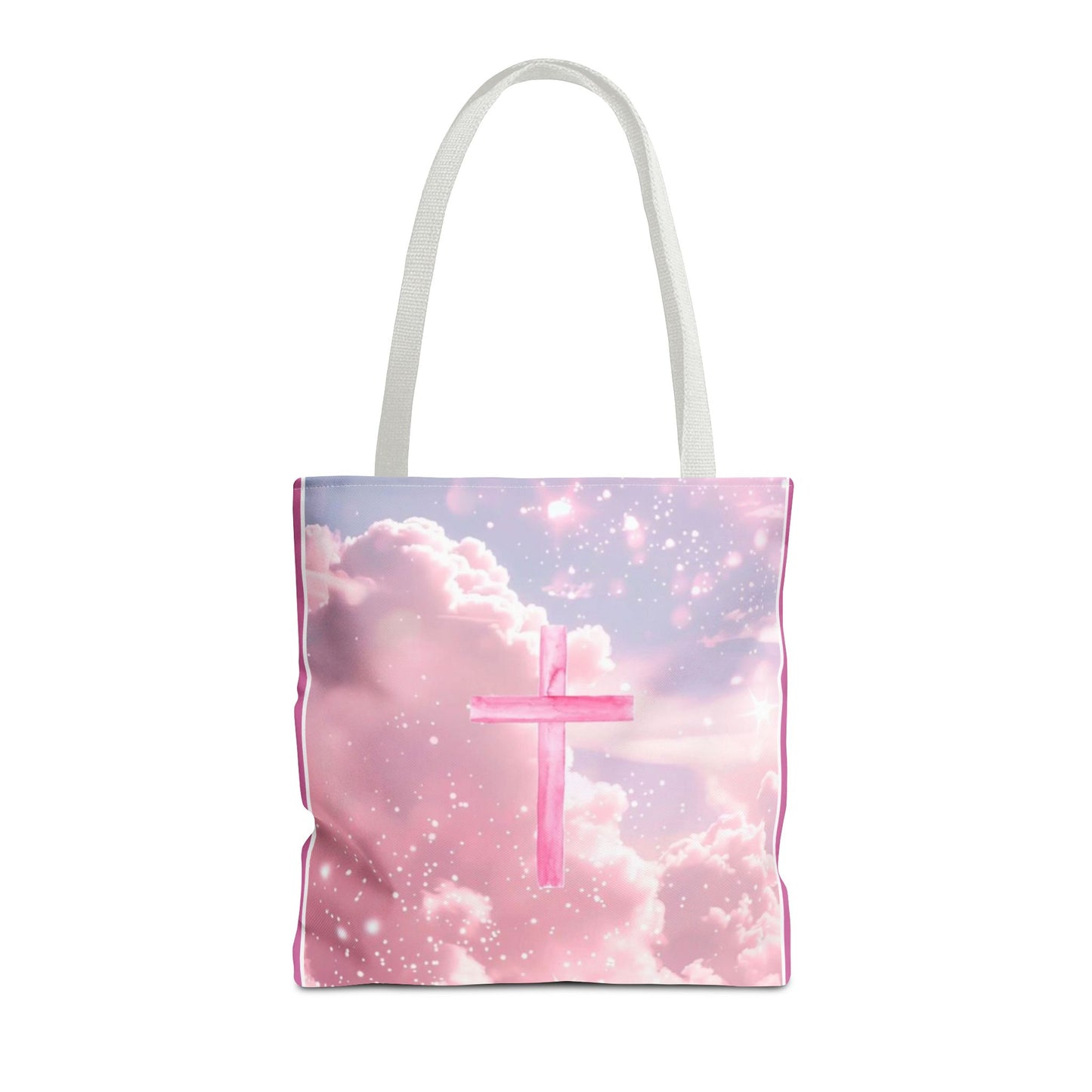 Inspirational Pink Cloud Tote Bag
