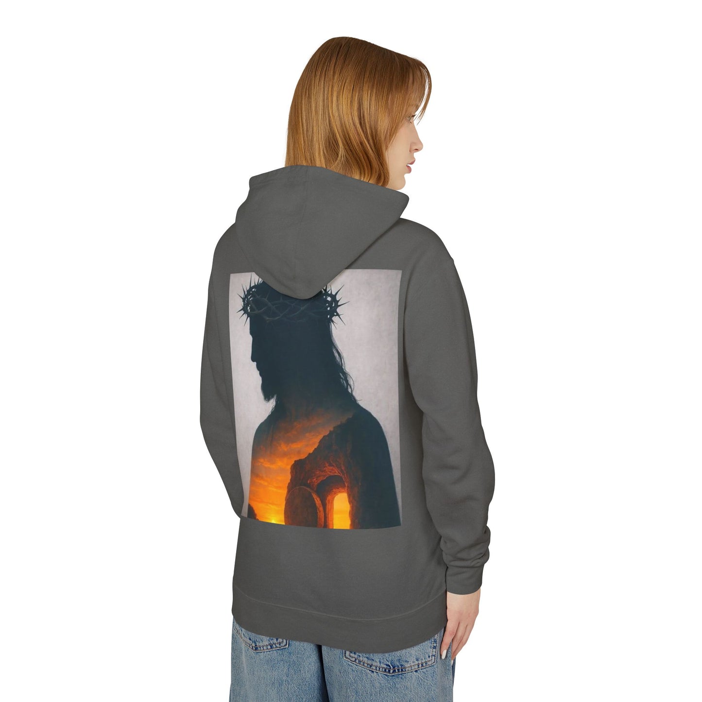 Jesus is king resurrection power hoodie