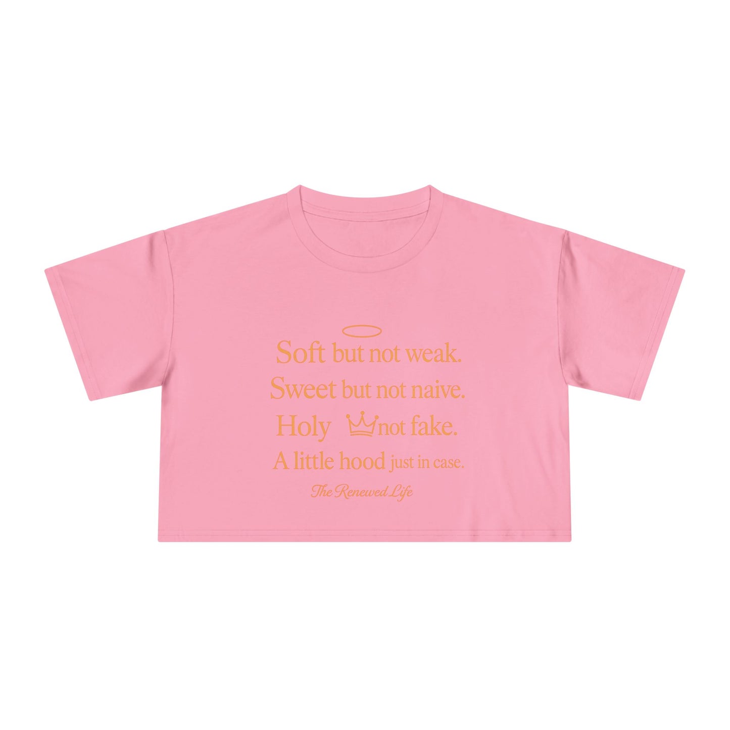 Soft but not weak Women's Crop Tee