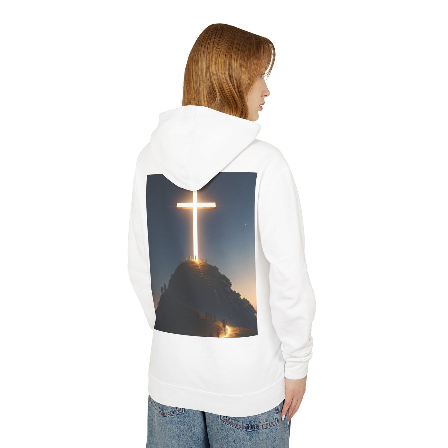 God first faith over fear hoodie unisex