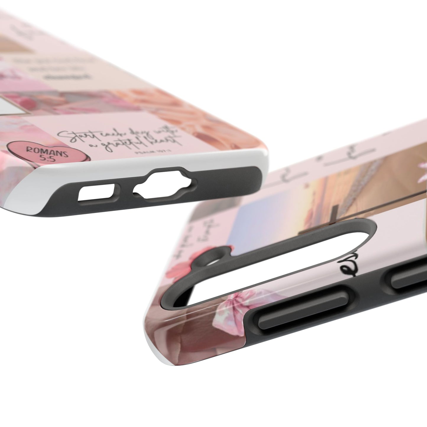 Put God first phone case, gentle strength, and soft surrender
