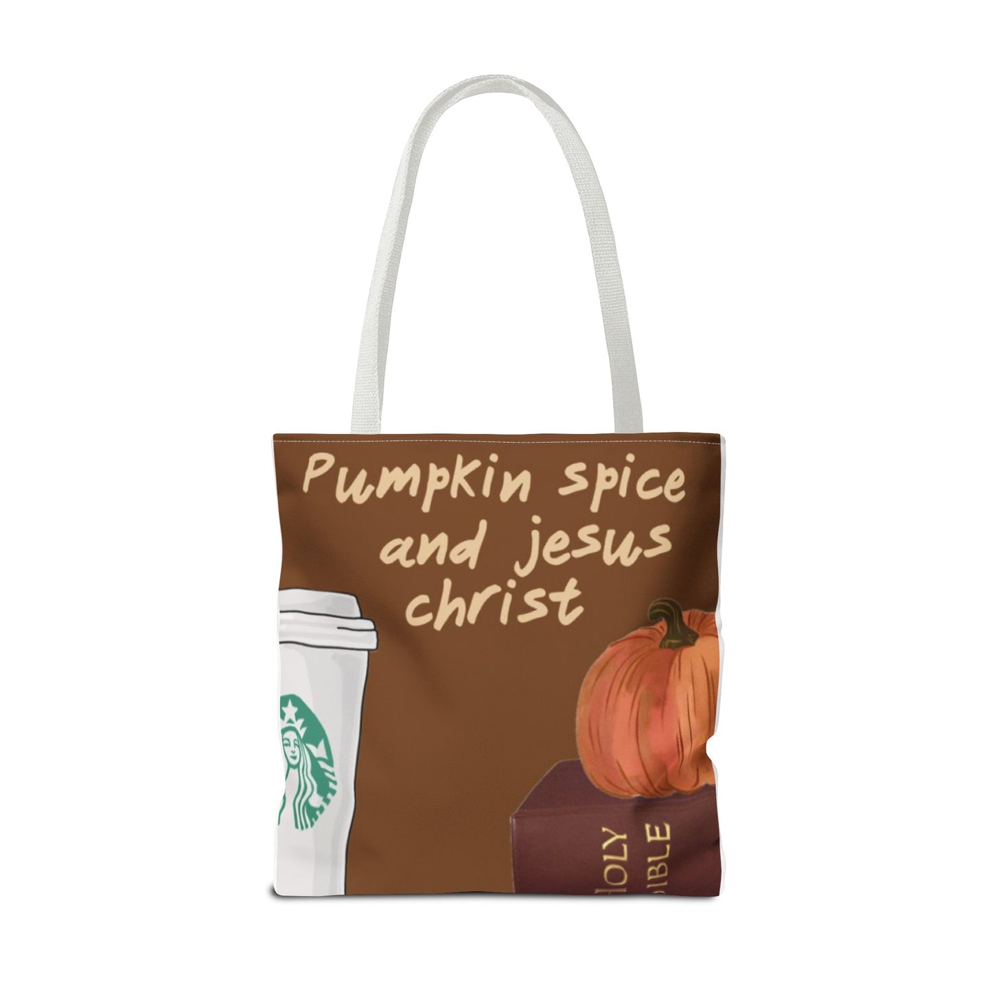 Pumpkin Spice Tote Bag - Cozy Fall Vibes