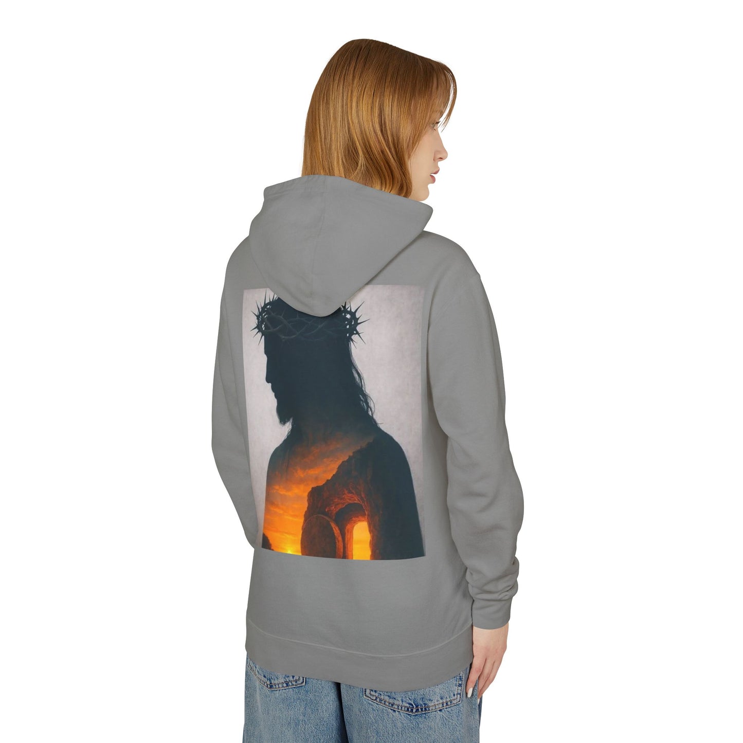 Jesus is king resurrection power hoodie