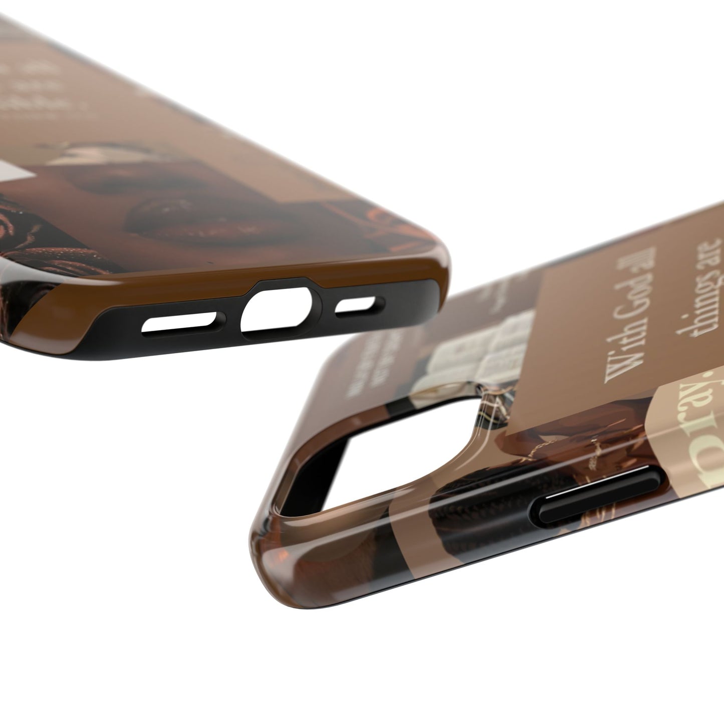 All things are possible phone case bold faith daily reminder
