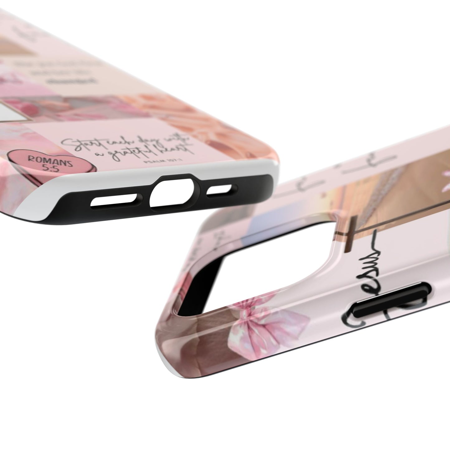 Put God first phone case, gentle strength, and soft surrender