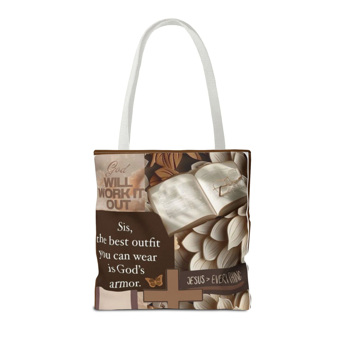 Inspirational Faith Tote Bag - Jesus is Everything Design