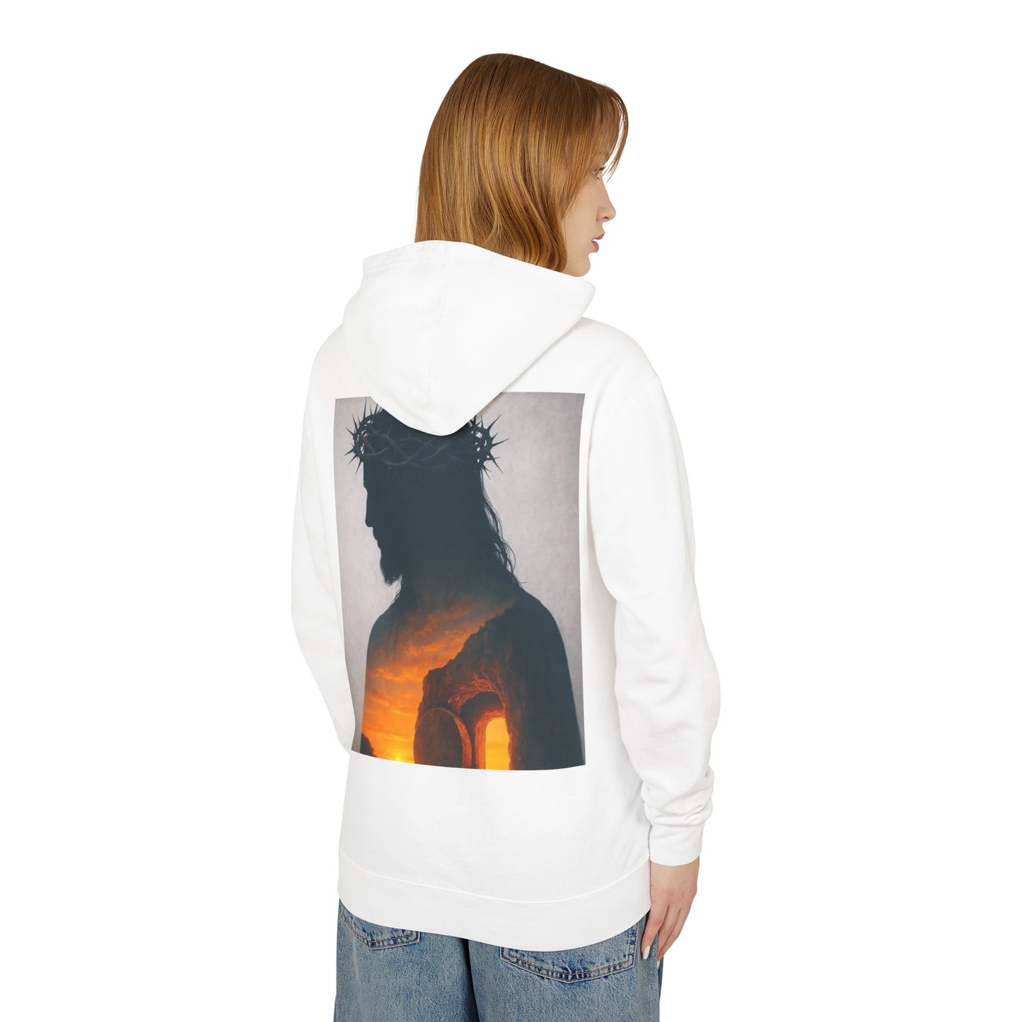 Jesus is king resurrection power hoodie