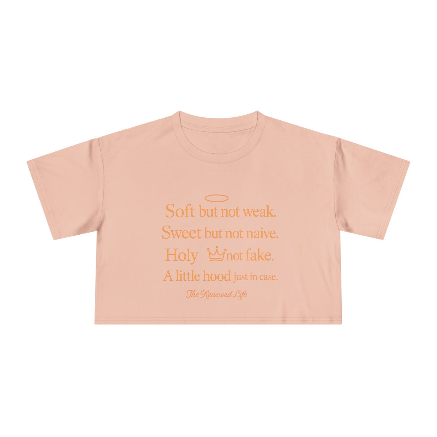 Soft but not weak Women's Crop Tee