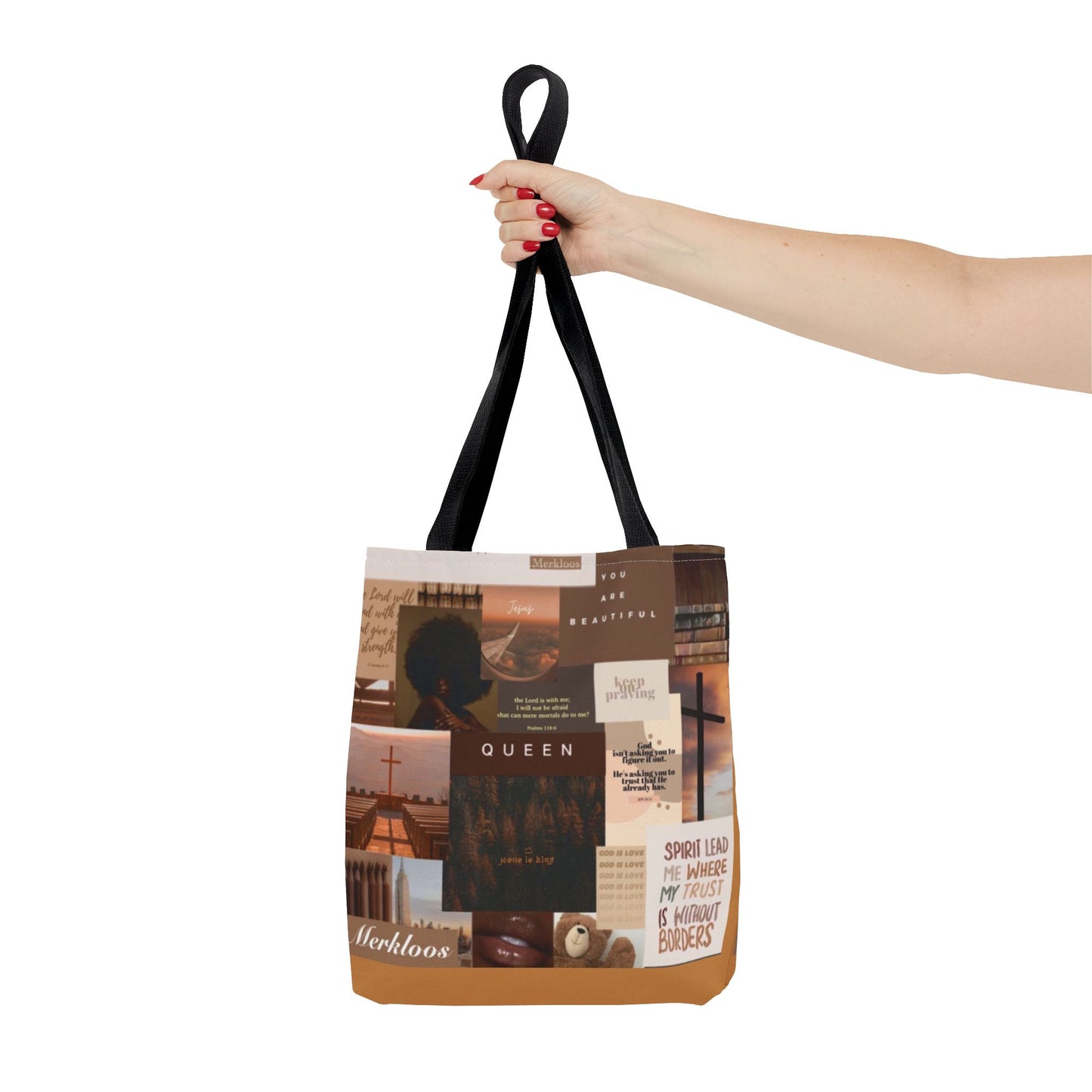 Jesus is king tote trust, beauty, identity