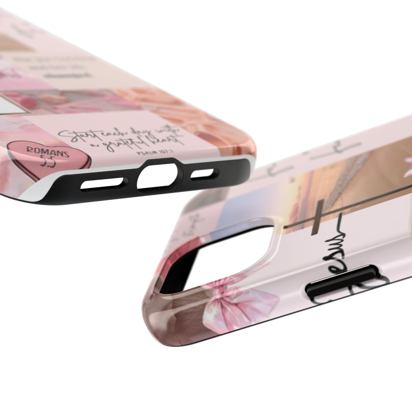 Put God first phone case, gentle strength, and soft surrender