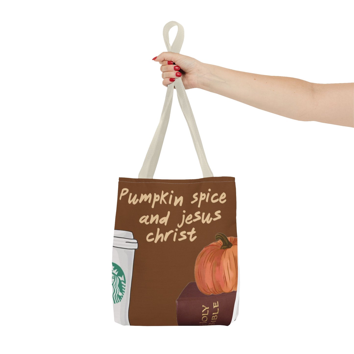 Pumpkin Spice Tote Bag - Cozy Fall Vibes