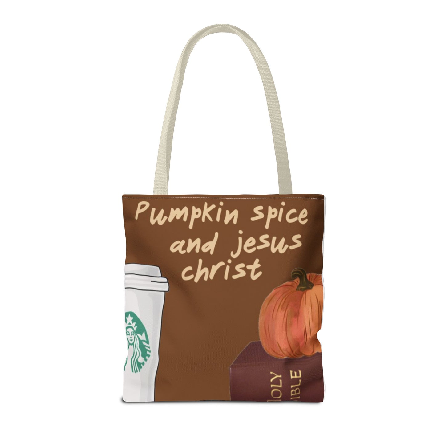 Pumpkin Spice Tote Bag - Cozy Fall Vibes