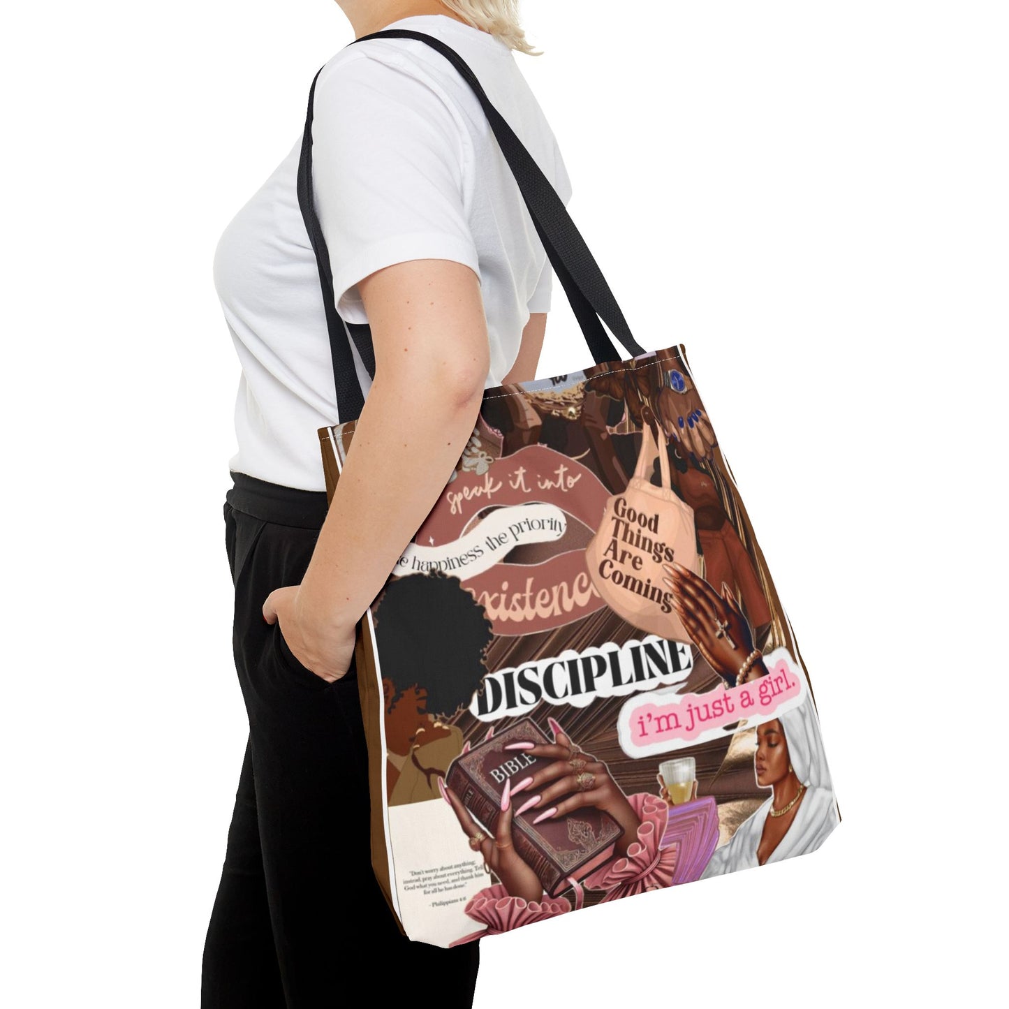 Empowerment Tote Bag - Discipline & Inspiration