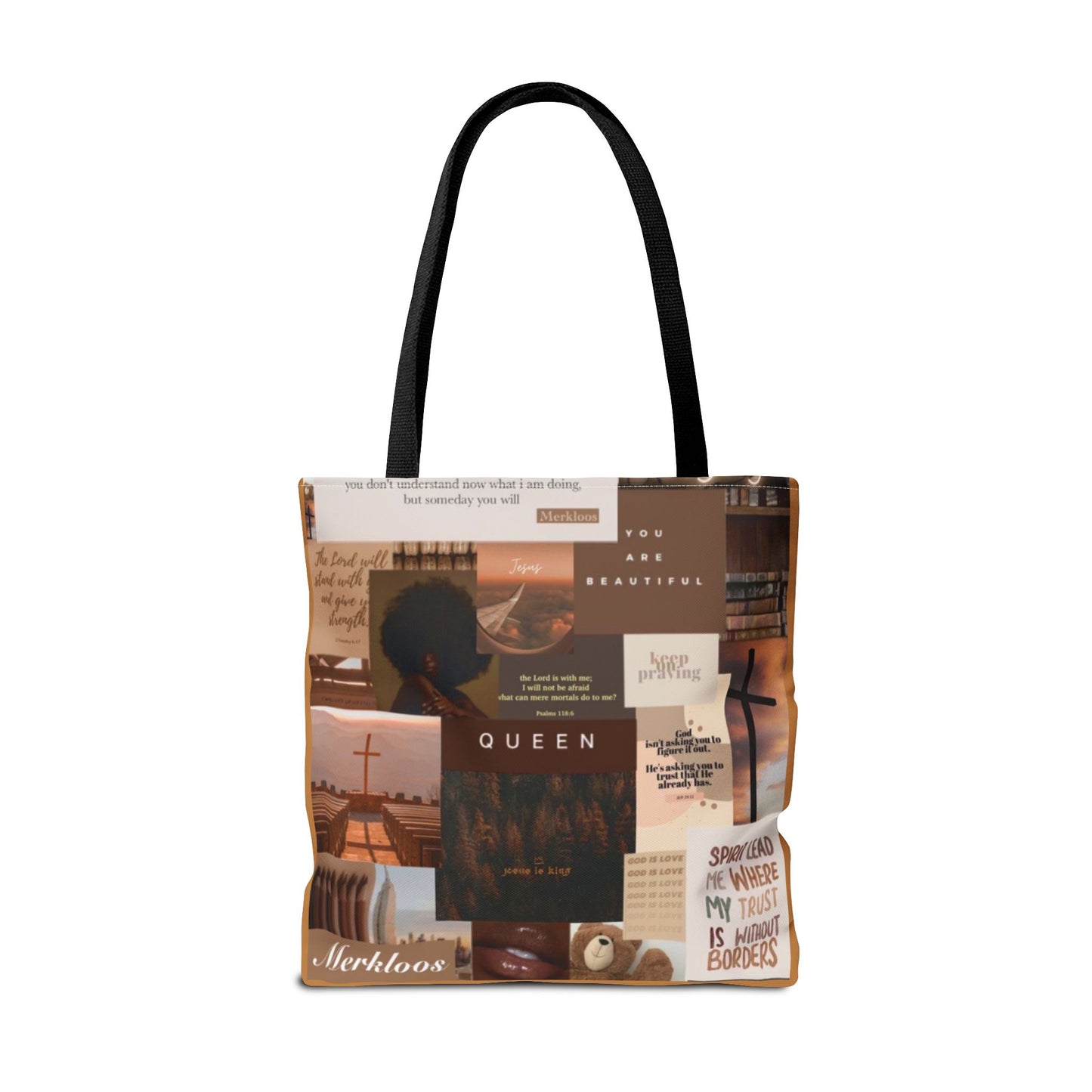 Jesus is king tote trust, beauty, identity