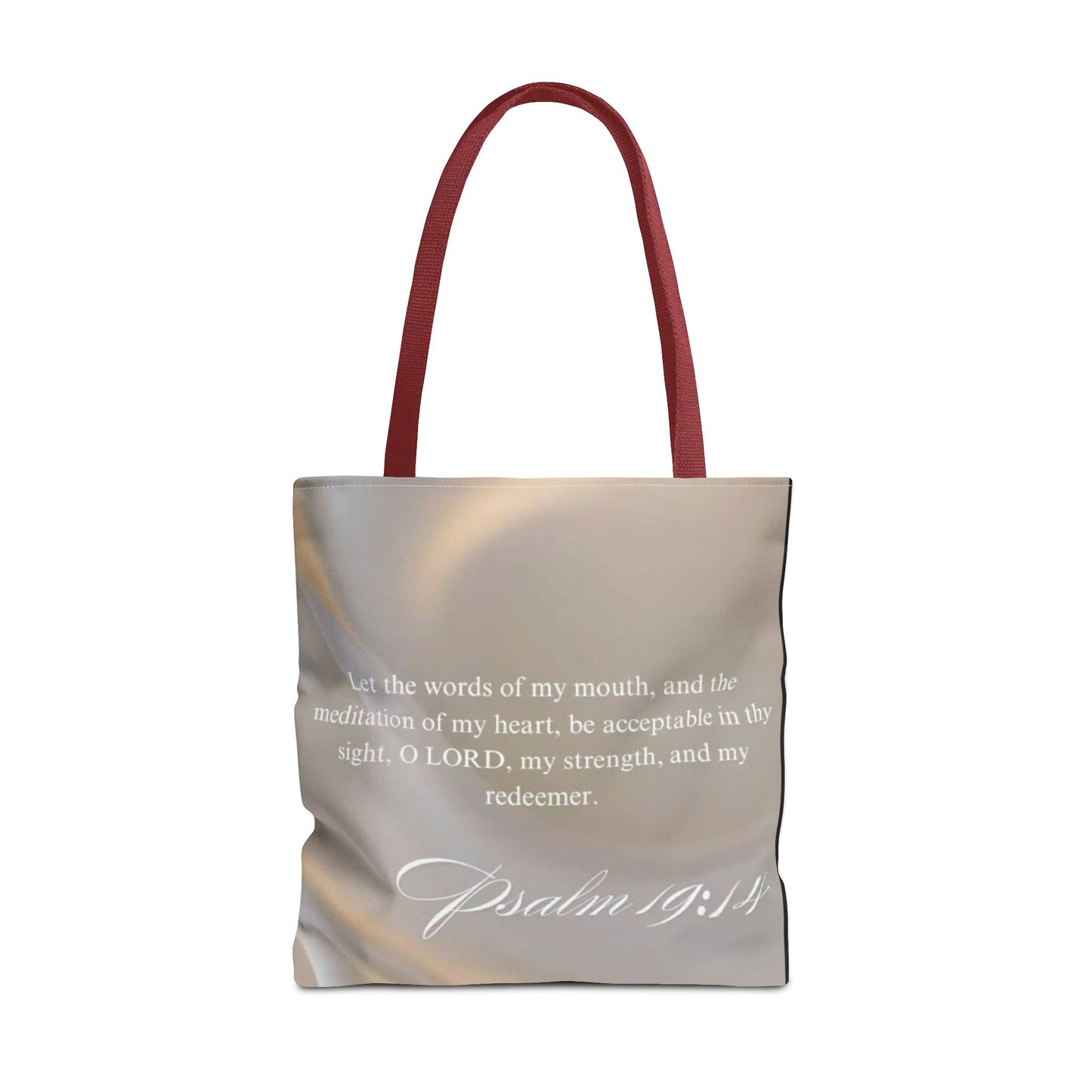 Meditation of my heart scripture Tote Bag psalm 19:14