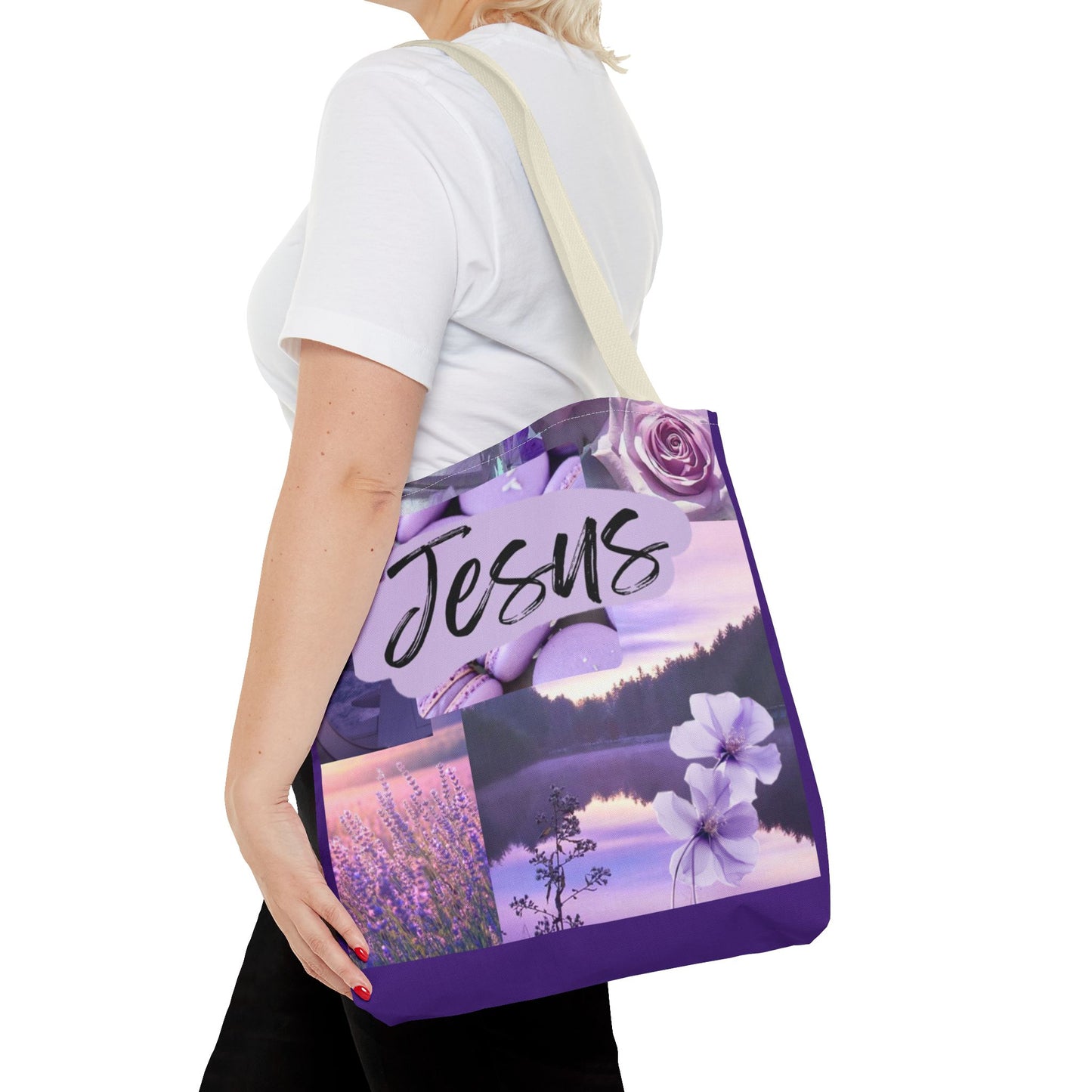 Jesus totes, calm, covered, and centered