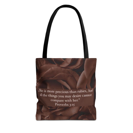 More precious than rubies Tote Bag proverbs 3:15