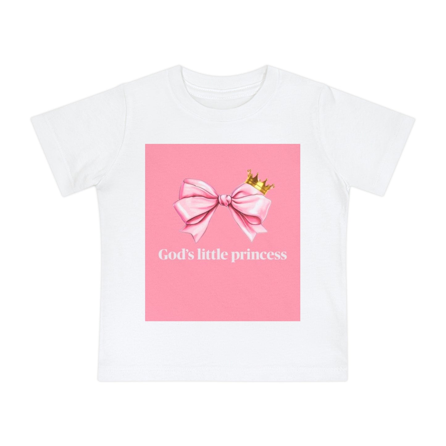 Pink Gods little princess Baby Short Sleeve T-Shirt