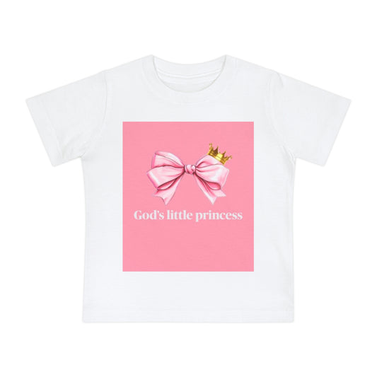 Pink Gods little princess Baby Short Sleeve T-Shirt