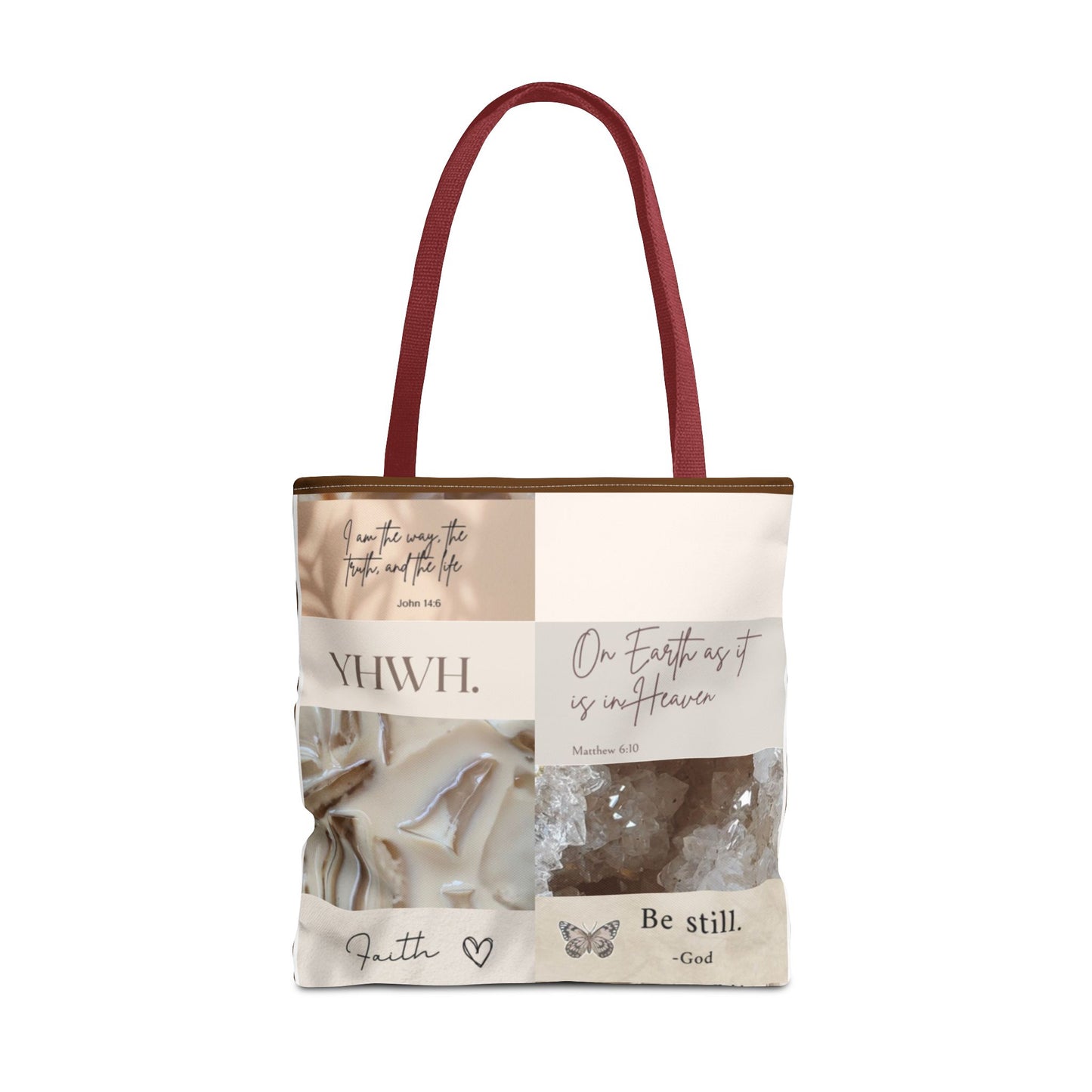 On earth as it is in heaven Tote Bag
