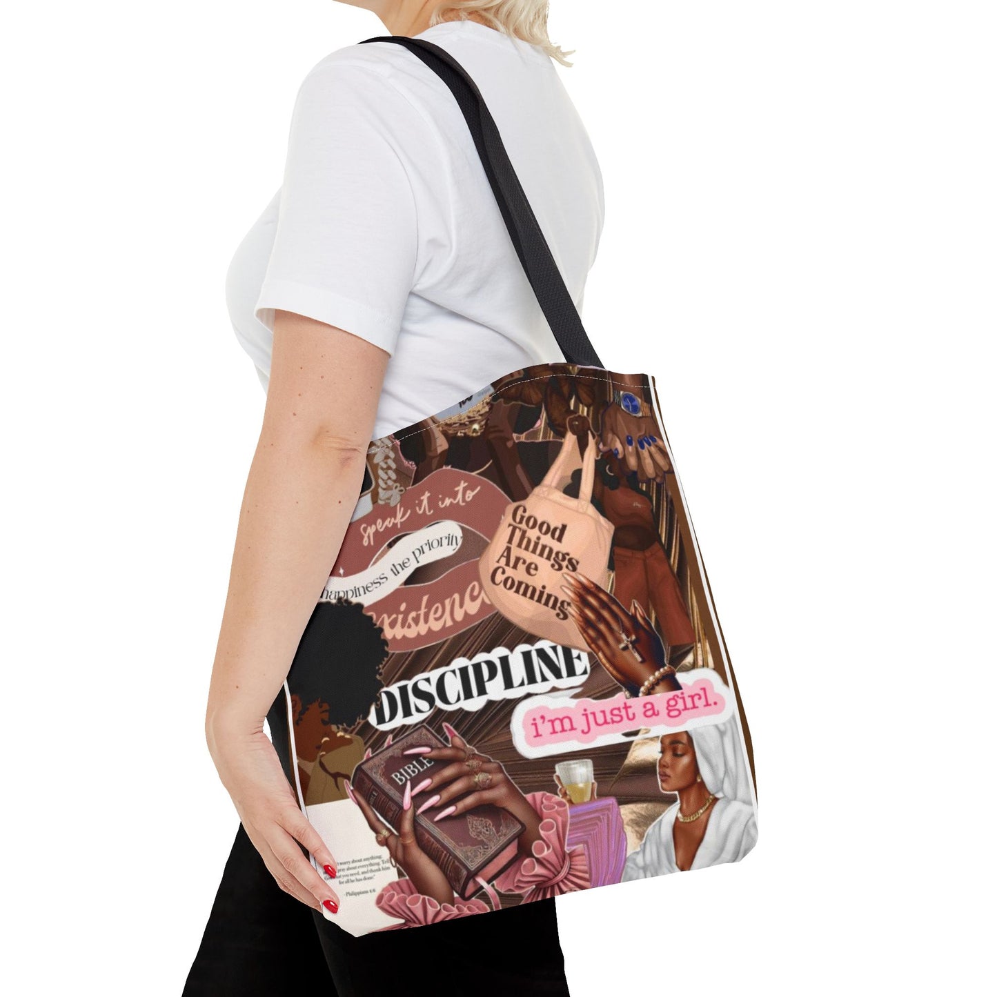 Empowerment Tote Bag - Discipline & Inspiration