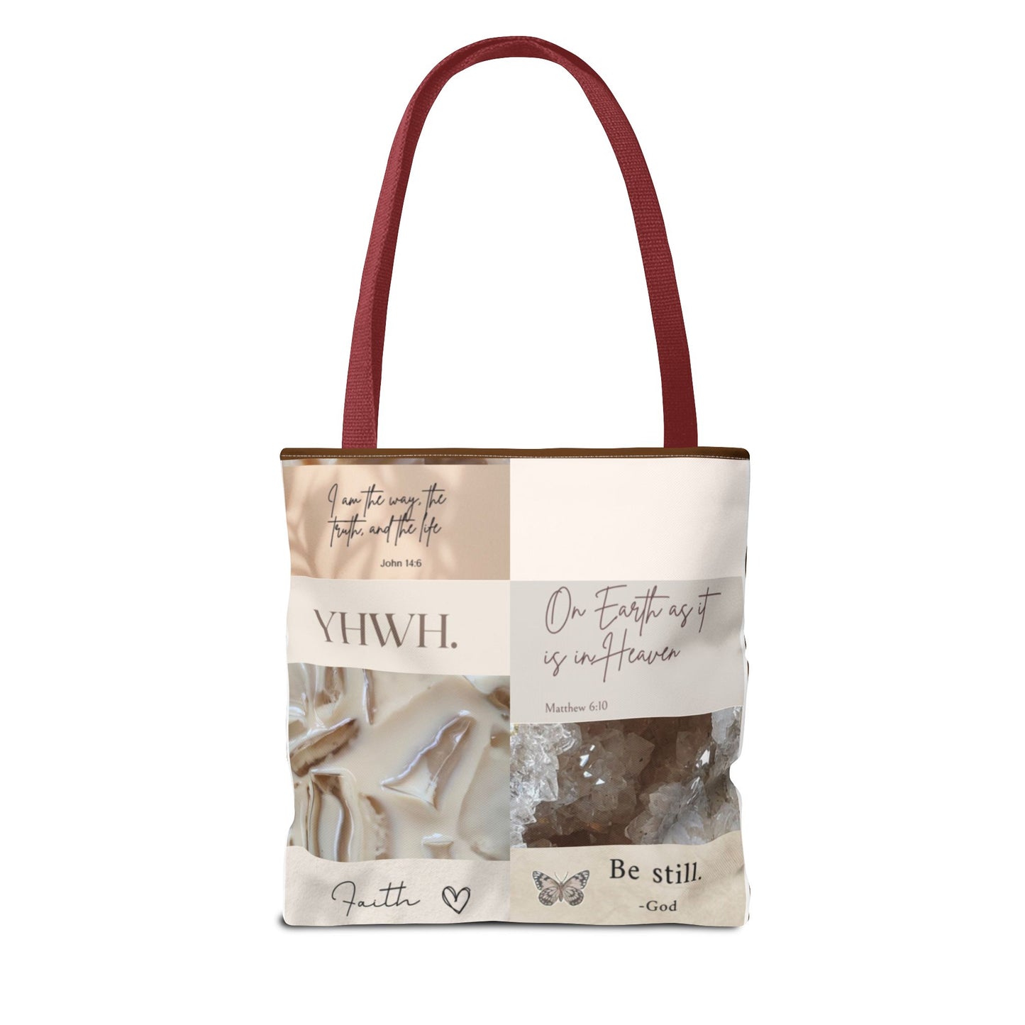 On earth as it is in heaven Tote Bag