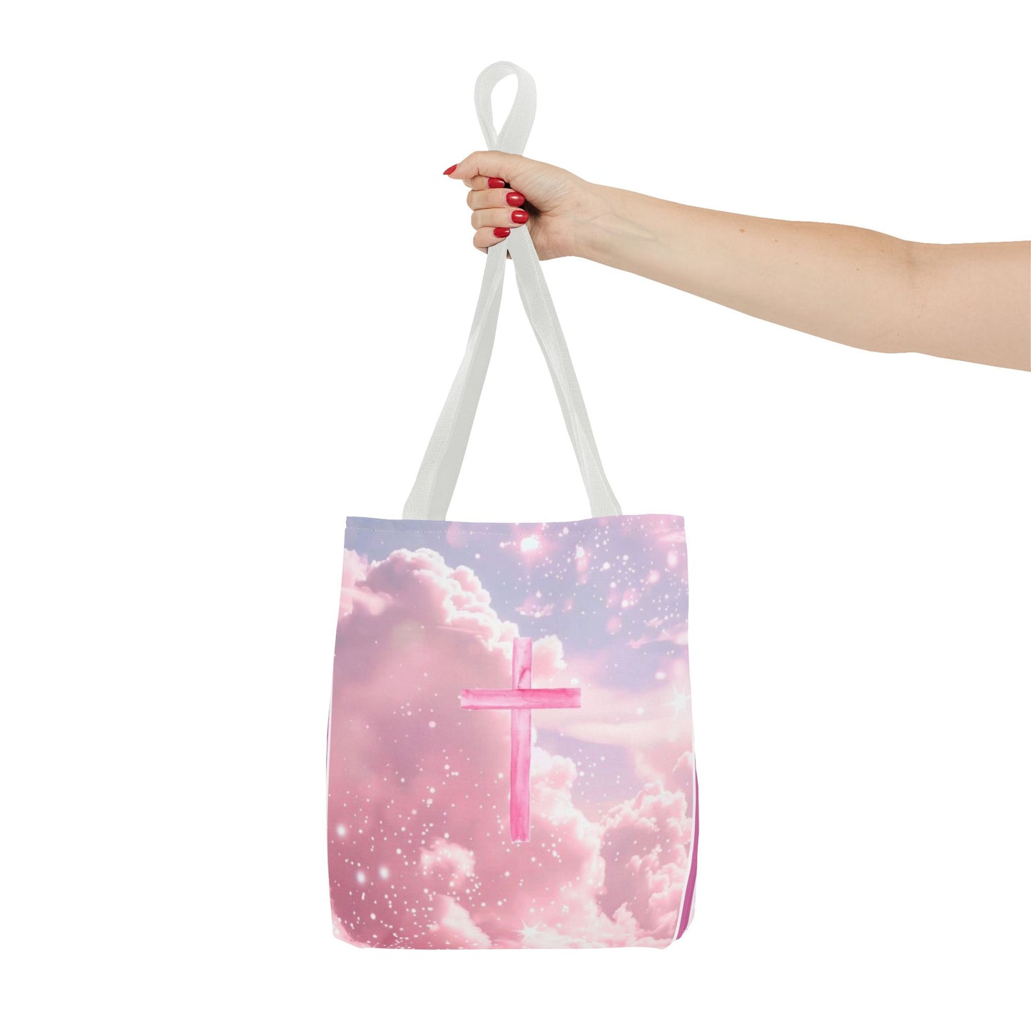 Inspirational Pink Cloud Tote Bag