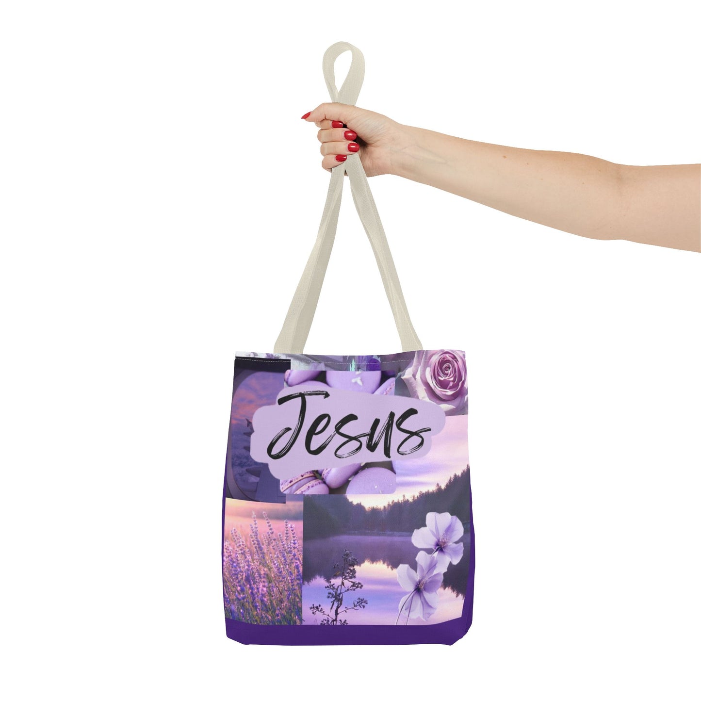 Jesus totes, calm, covered, and centered