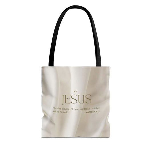 But Jesus healing scripture Tote Bag