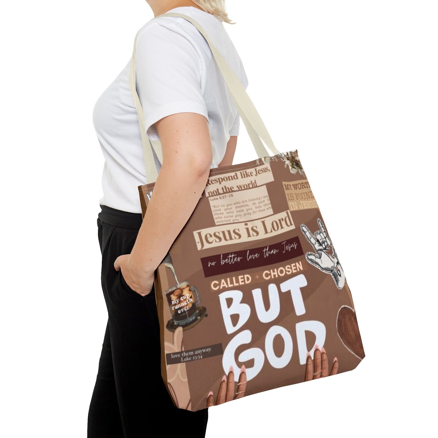 Inspirational Christian Tote Bag - 'Jesus is Lord' Design