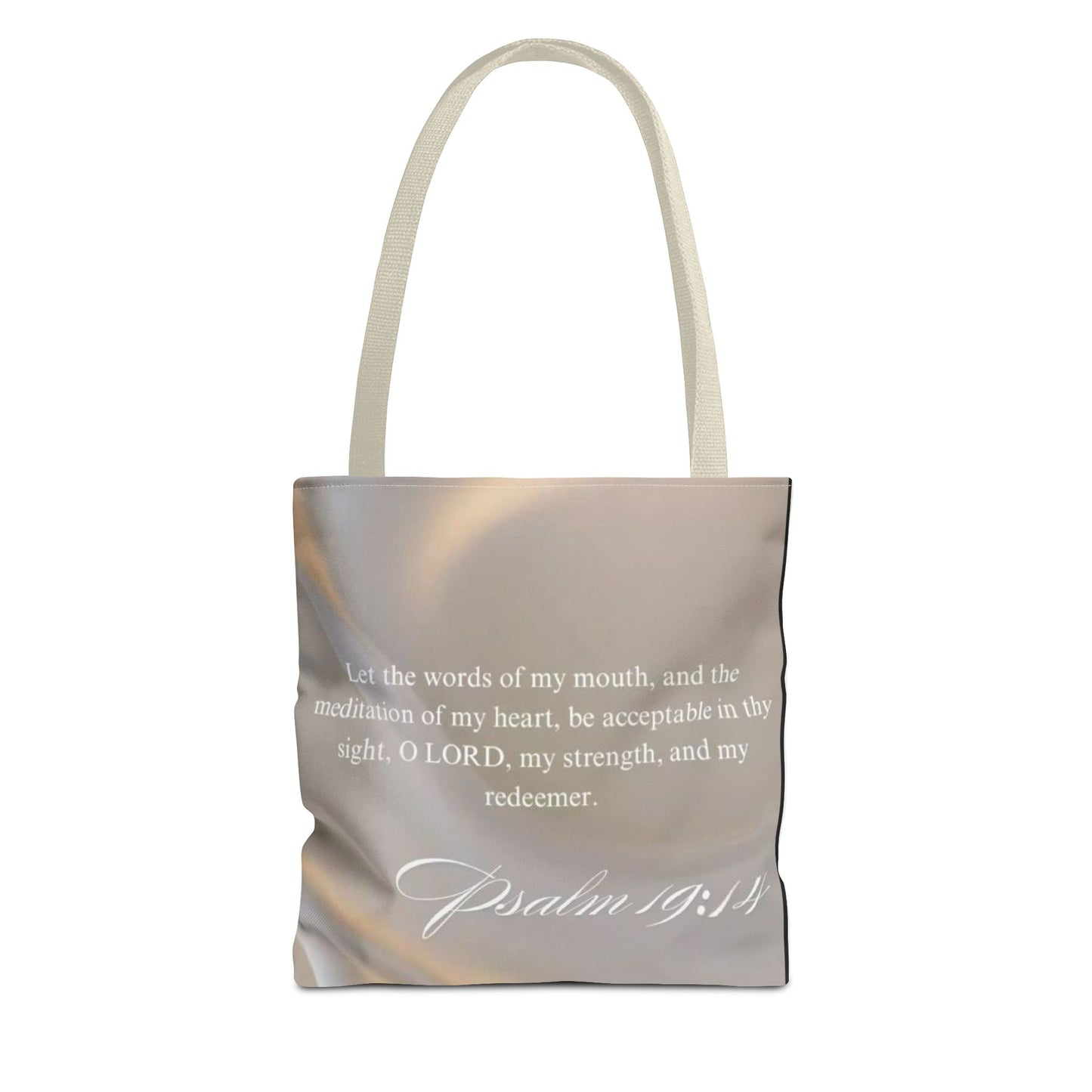 Meditation of my heart scripture Tote Bag psalm 19:14