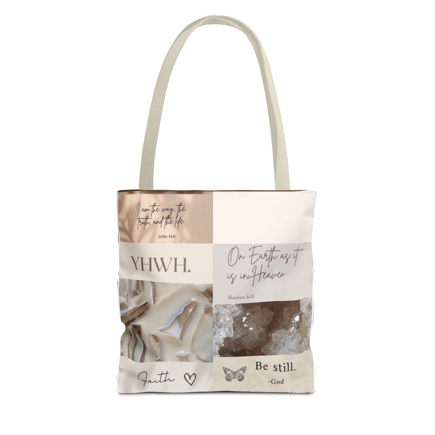 On earth as it is in heaven Tote Bag