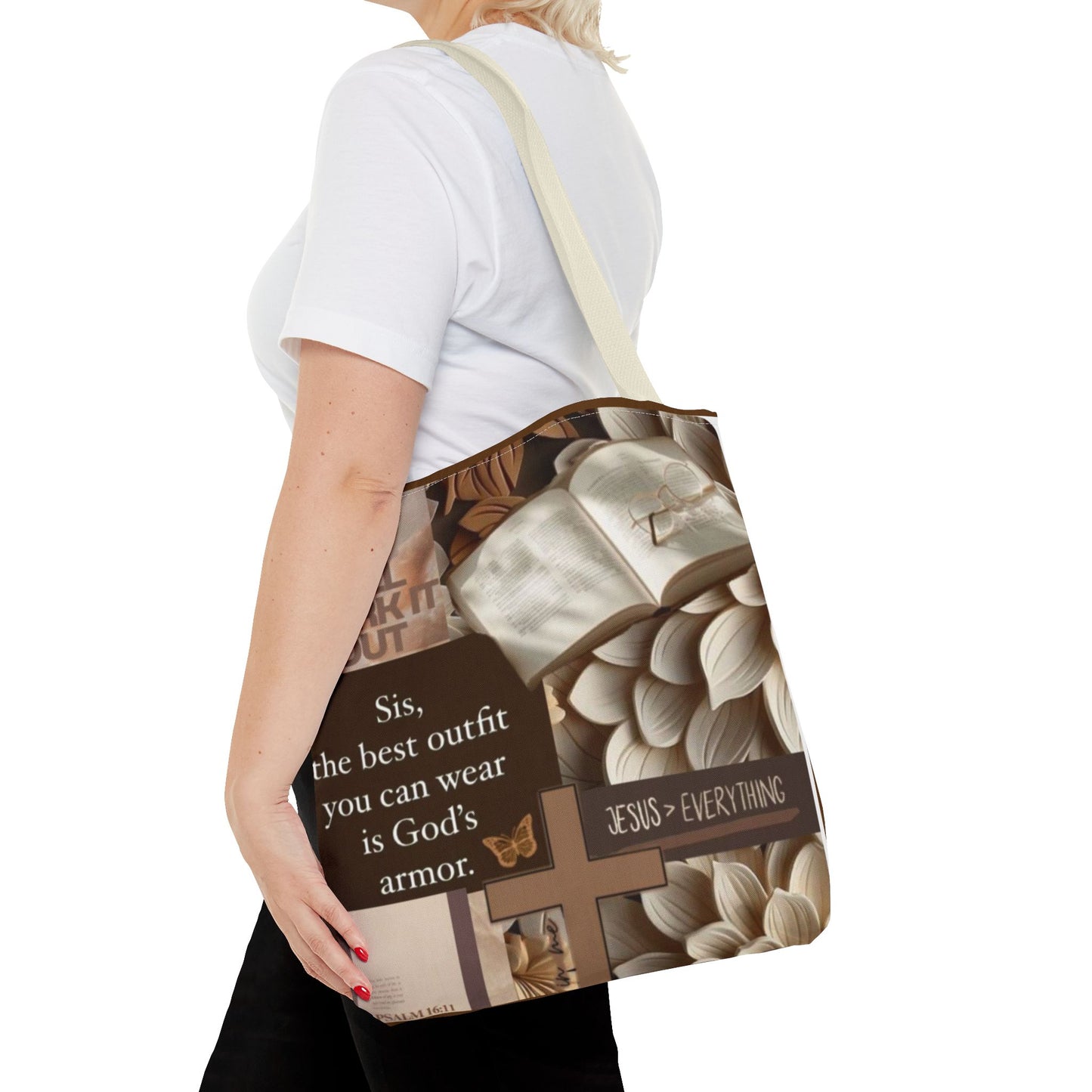 Inspirational Faith Tote Bag - Jesus is Everything Design