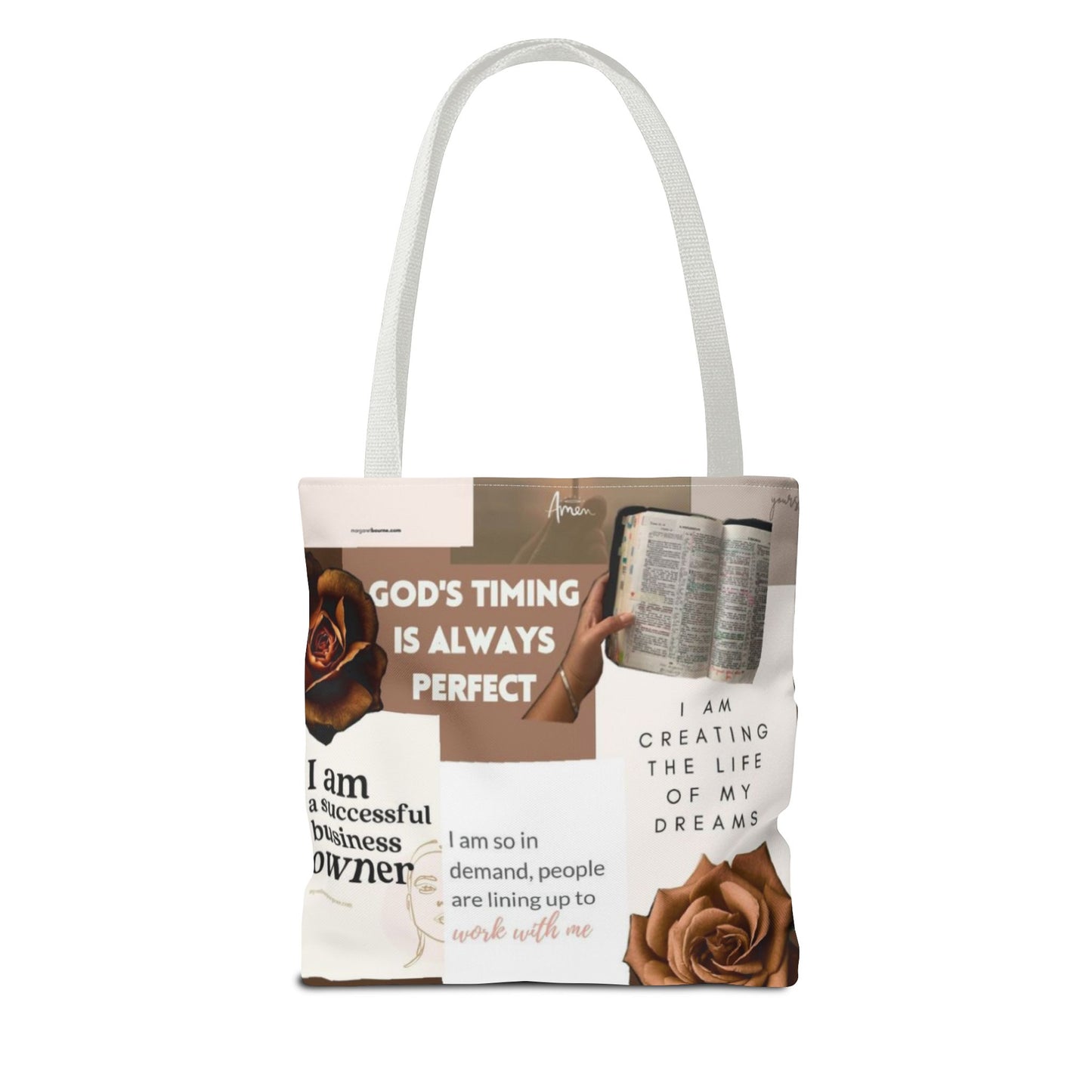 Inspirational Tote Bag for Goal-Driven Individuals