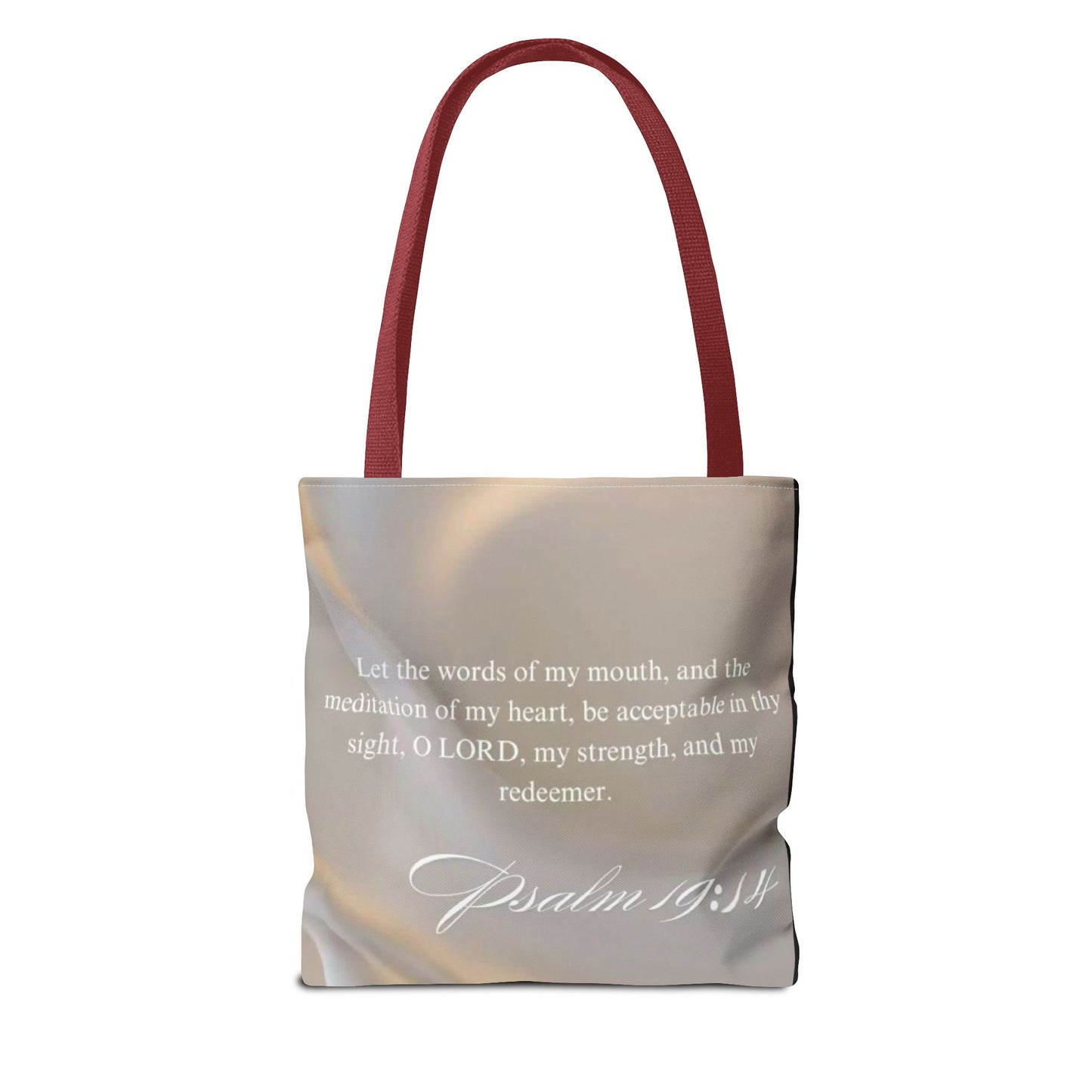Meditation of my heart scripture Tote Bag psalm 19:14