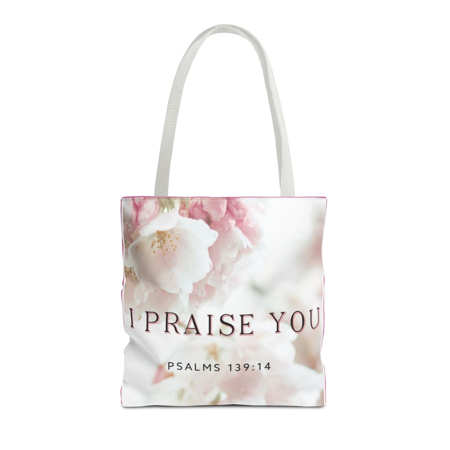 I praise you Tote Bag psalm 139:14