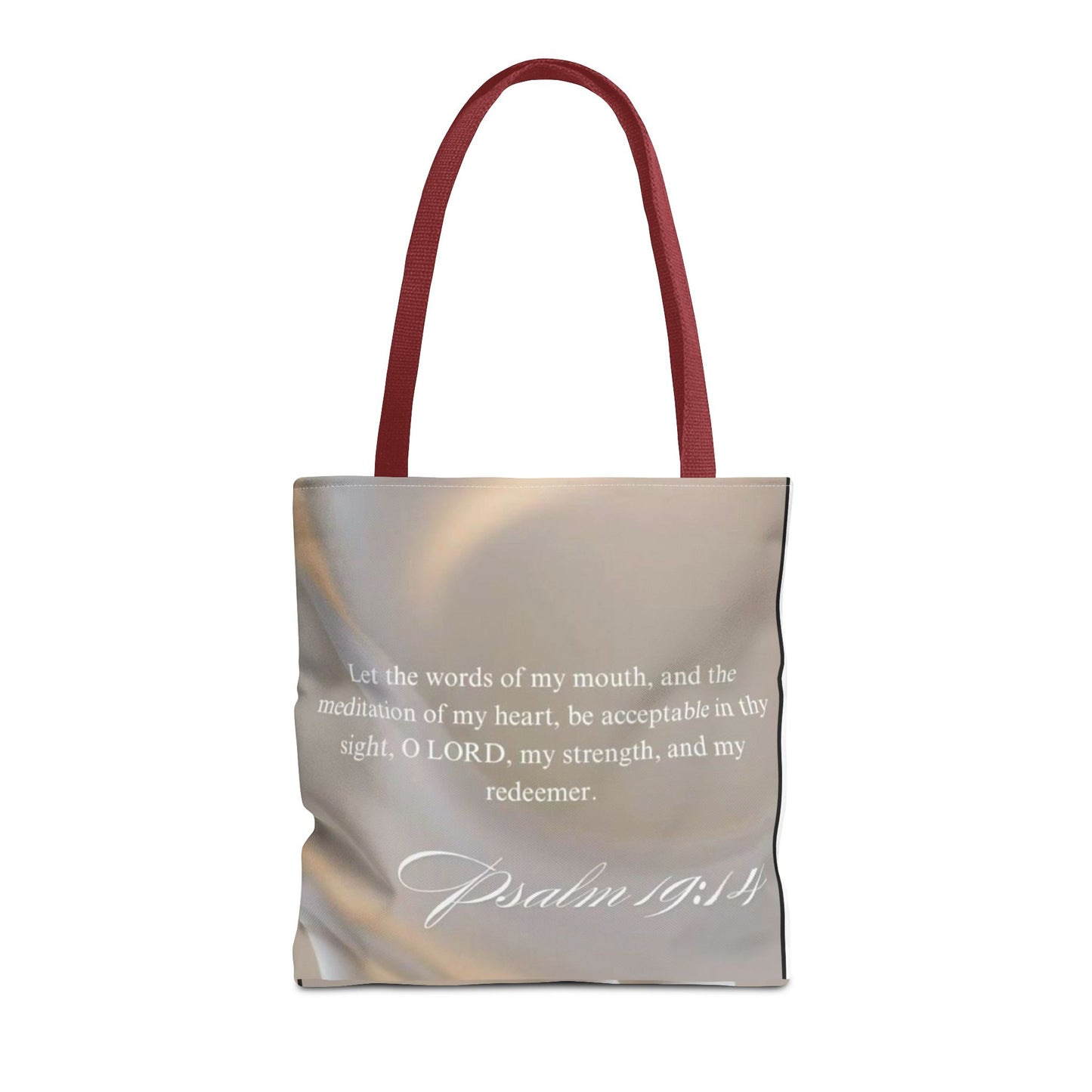 Meditation of my heart scripture Tote Bag psalm 19:14