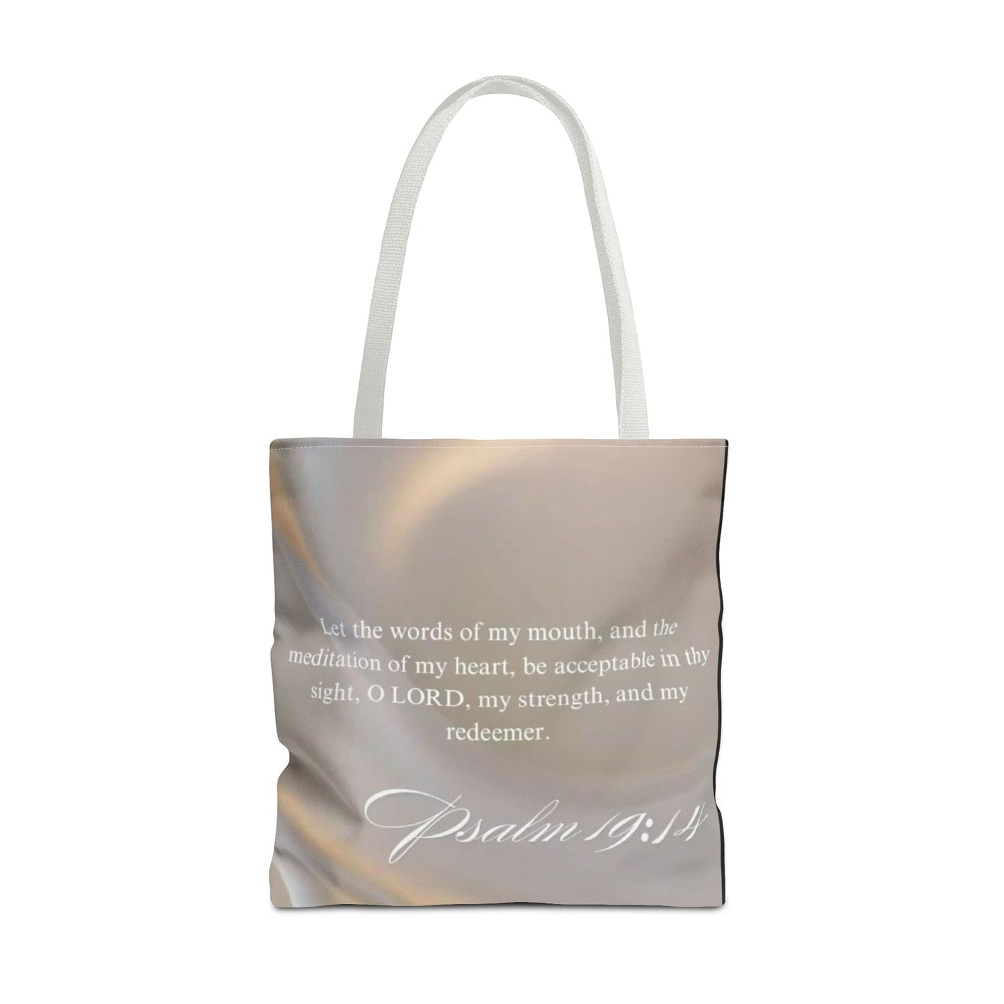 Meditation of my heart scripture Tote Bag psalm 19:14