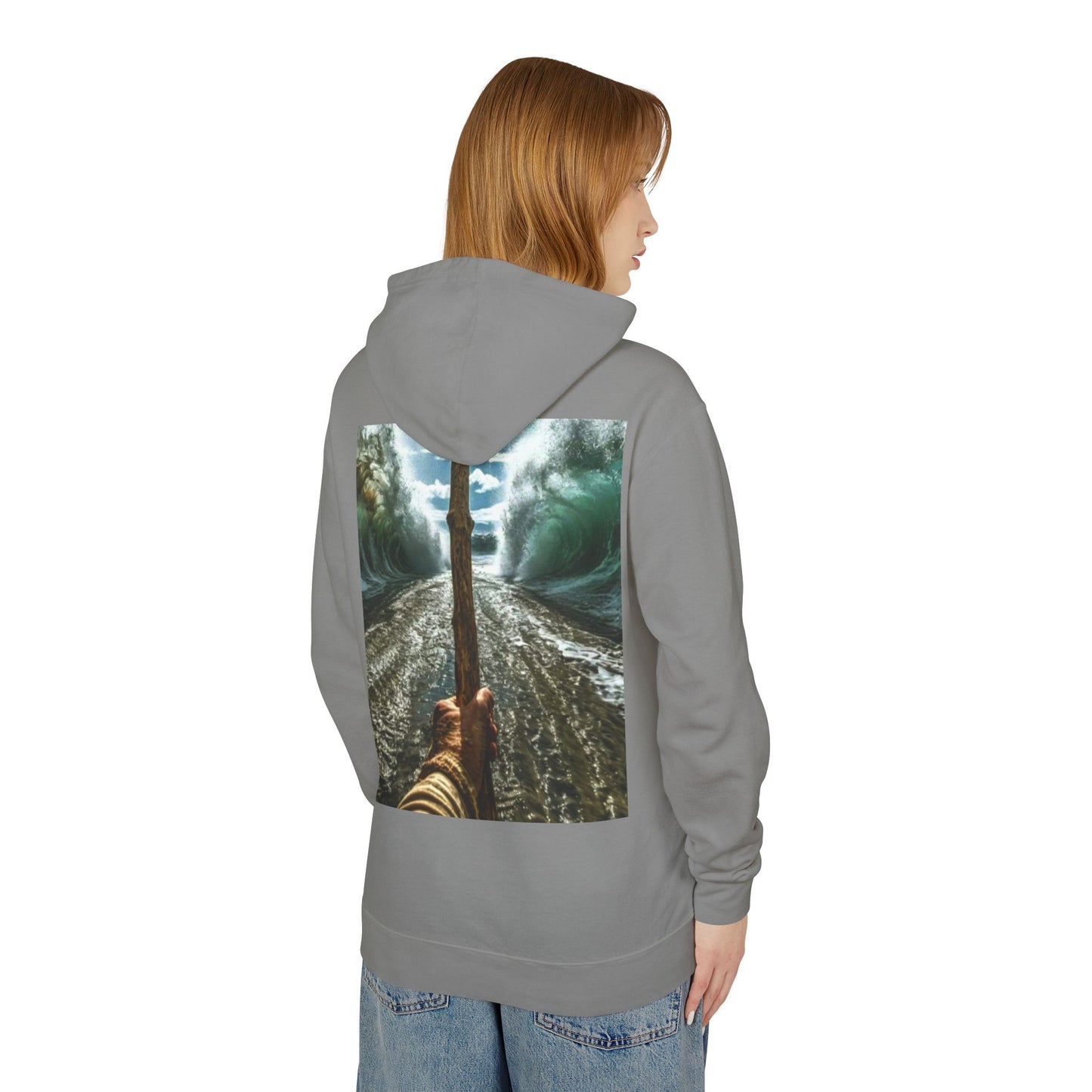 Faith over fear red sea hoodie