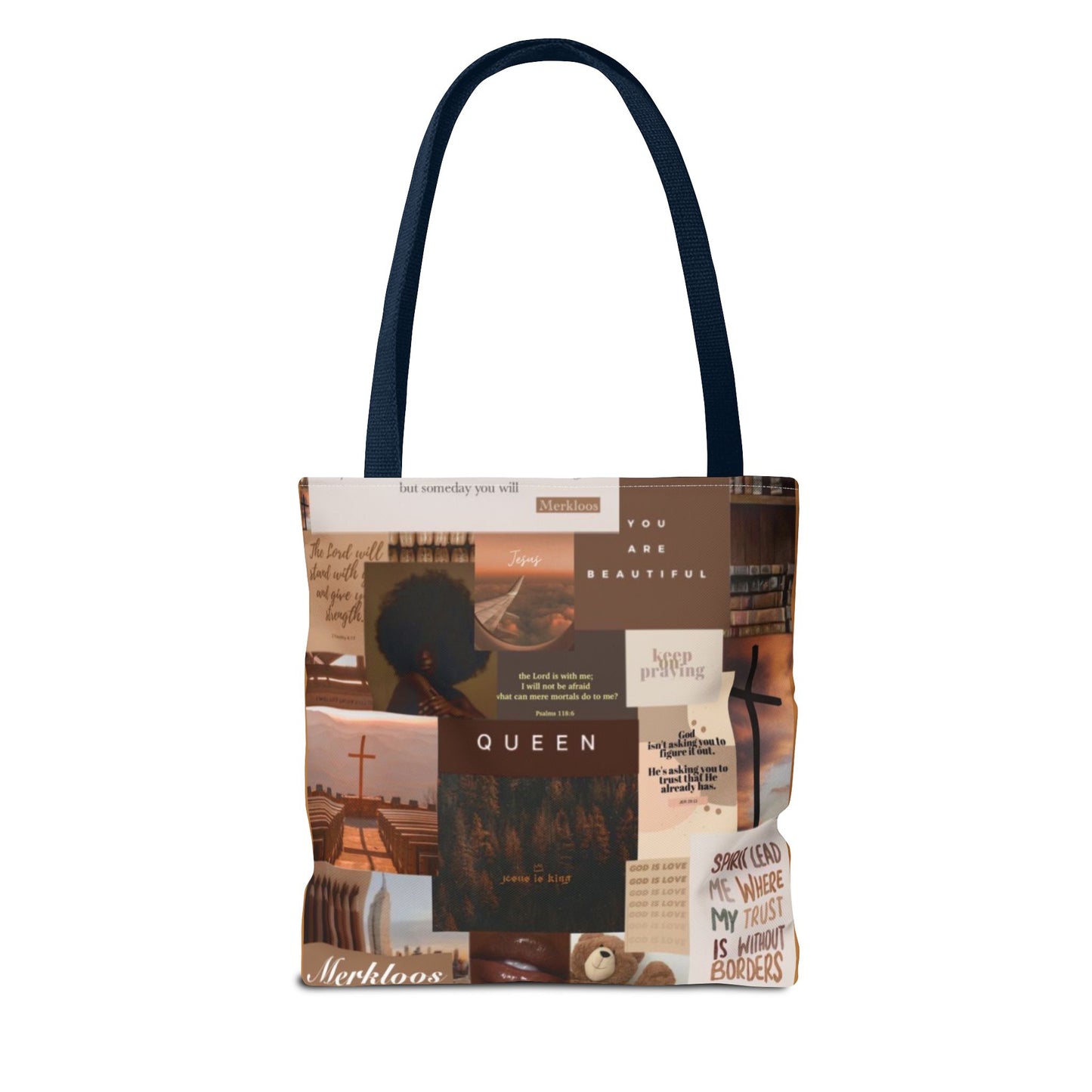 Jesus is king tote trust, beauty, identity
