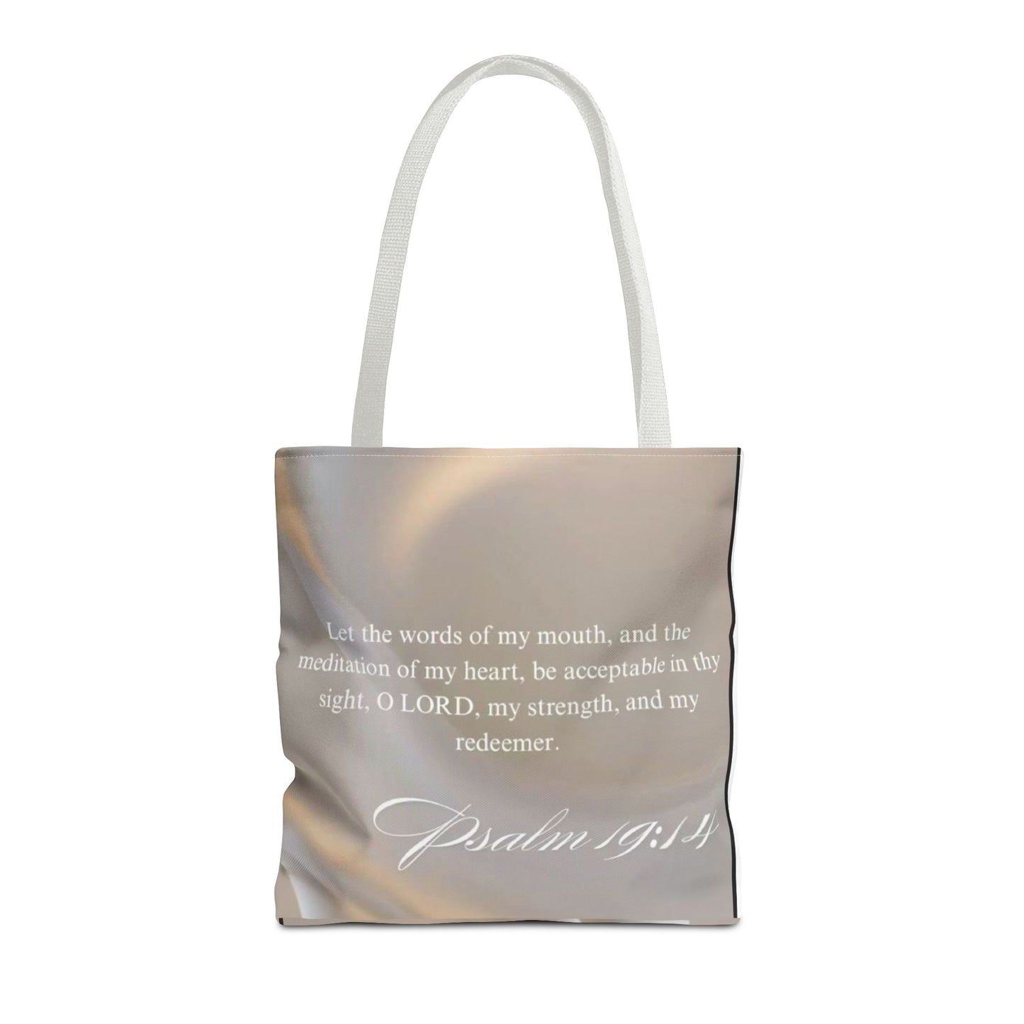 Meditation of my heart scripture Tote Bag psalm 19:14