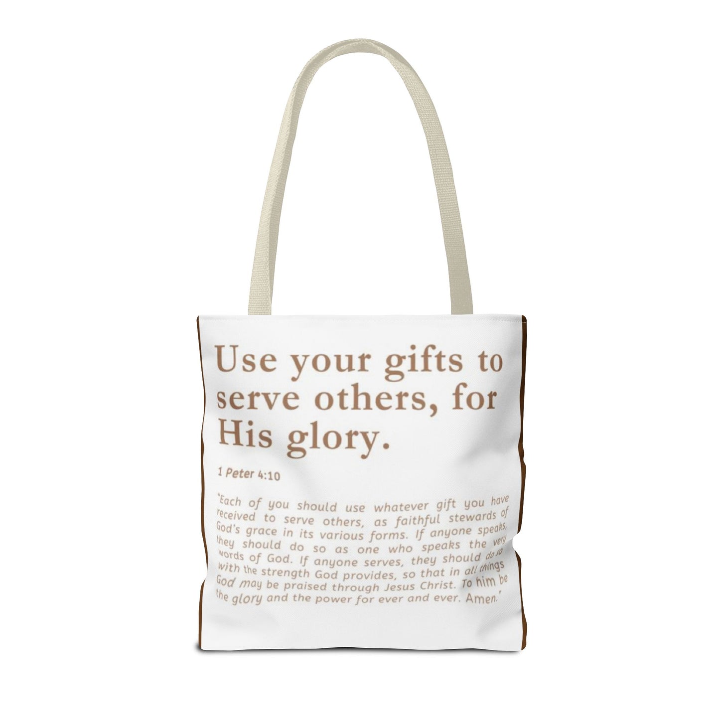 Inspiration Tote Bag - Use Your Gifts for His Glory