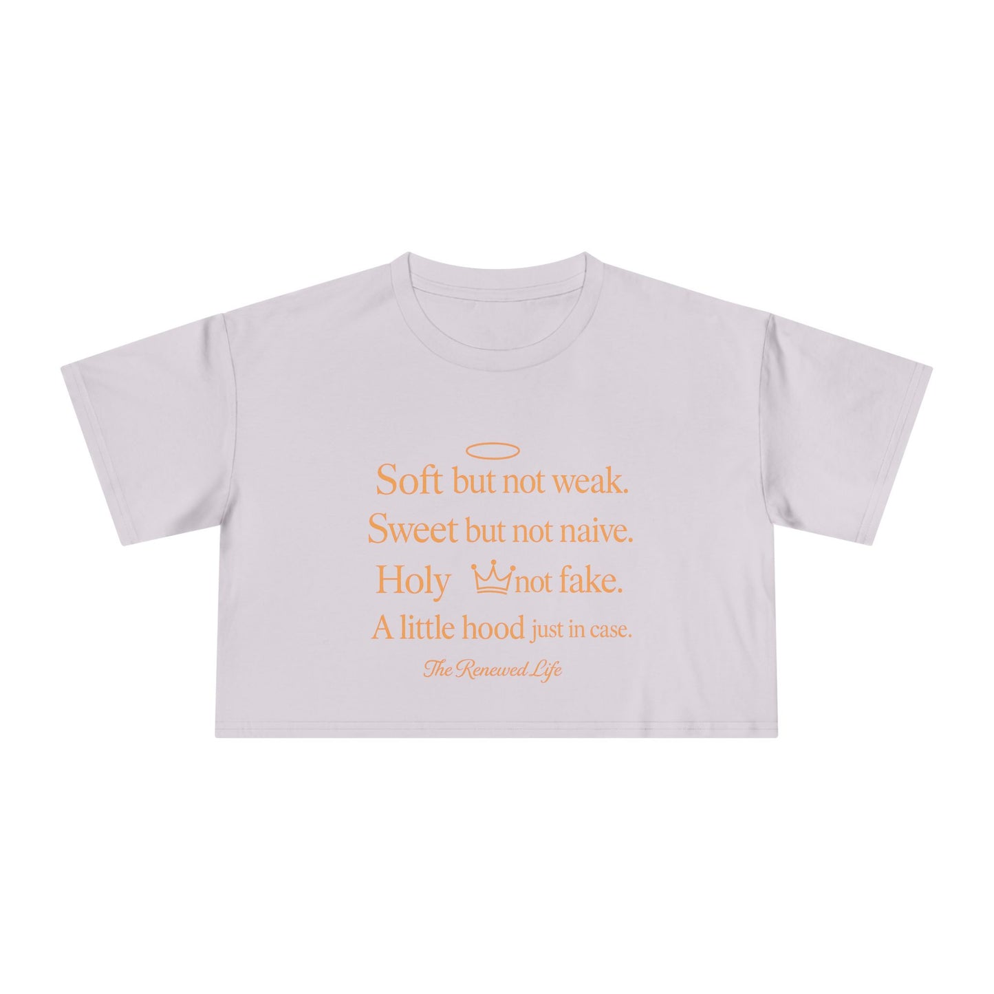 Soft but not weak Women's Crop Tee