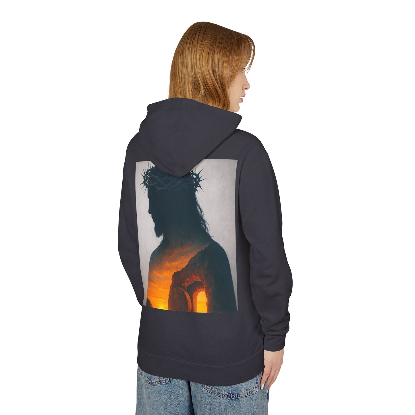 Jesus is king resurrection power hoodie