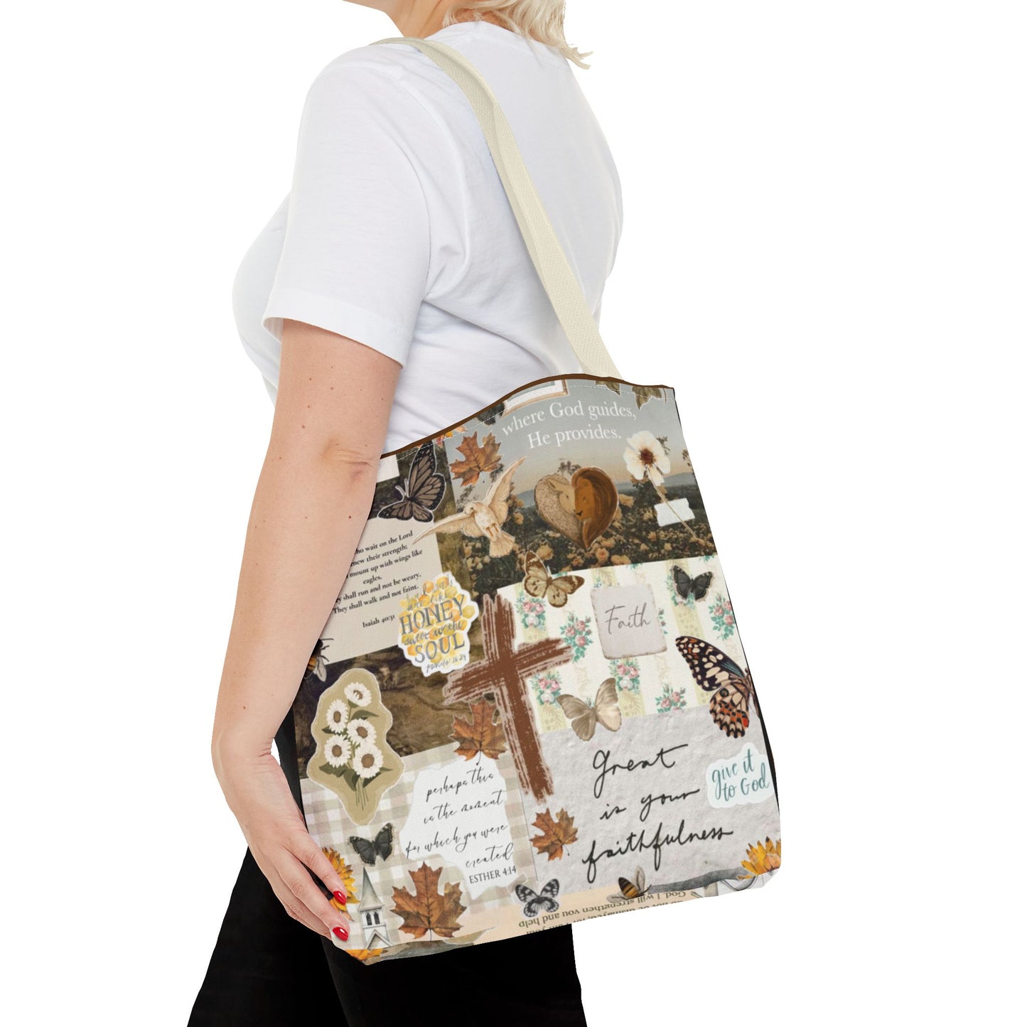 Inspirational Tote Bag for Faith and Hope
